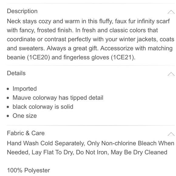 LAST ONE!  Soft Surroundings brand new, soft and warm neck scarf. - Picture 3 of 3